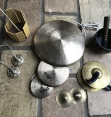 Gongs, cymbales, crotales, bol tibétain, octoblock